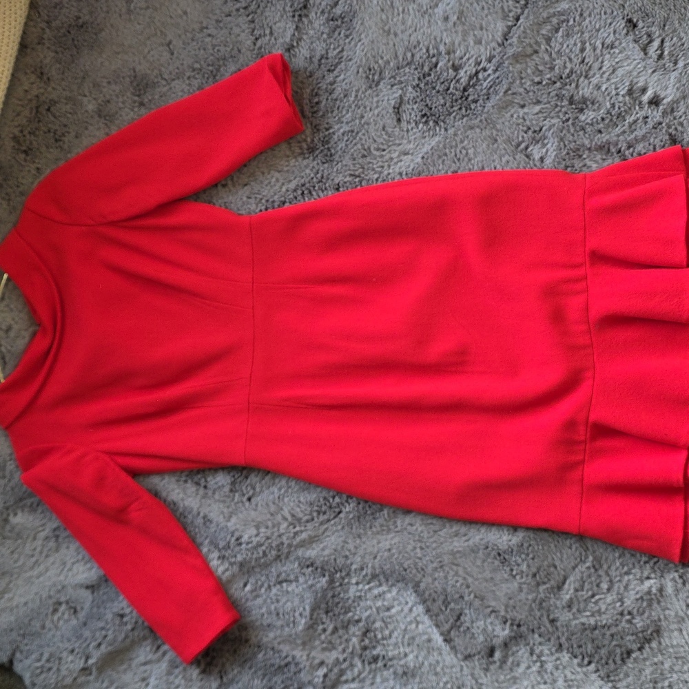 Teri Jon by Norman Marcus Stunning red dress, size 2.